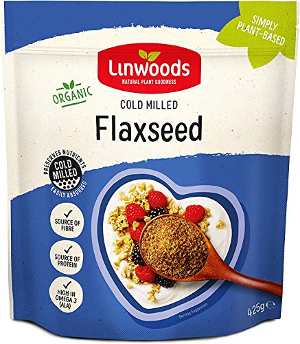 Graines de lin biologiques LINWOODS pour vos recettes de petit-déjeuner sain et bowls
