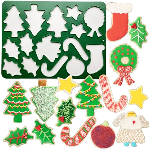 One Smart Cookie Christmas Cookie Cutter (2"- 5" Mold) Roll Out Dough Into Perfect Shapes (No Chilling Required) Trees, Stock