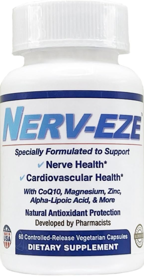 Advanced Neurovascular Support, with CoQ10, B Vitamins, Zinc, Magnesium, Alpha Lipoic Acid and More. Support Nerve Health, Reduce Migraine Frequency, and Promote Cardiovascular Wellness. (1)