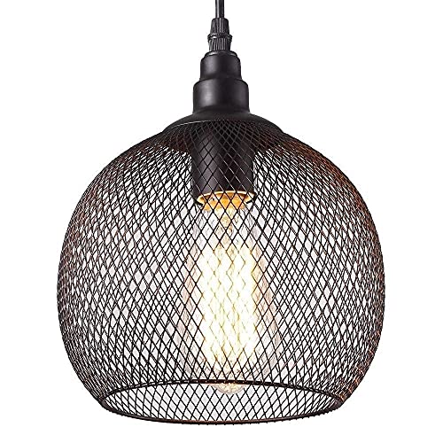 Lámpara industrial retro para comedor y restaurante con diseño mini pierced calado 3