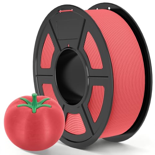 TECBEARS Matte PLA Filament 1.75mm, 600mm/s Rapid Print, 1kg Cherry Red