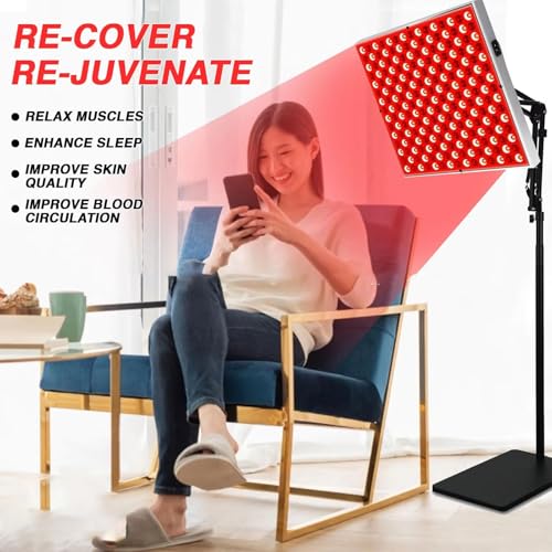 Lampe de bronzage LED 45W corps et visage avec support réglable bleu - 3
