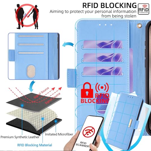 Étui portefeuille Xiaomi Mi A1 pour éviter chutes et vol RFID - 4