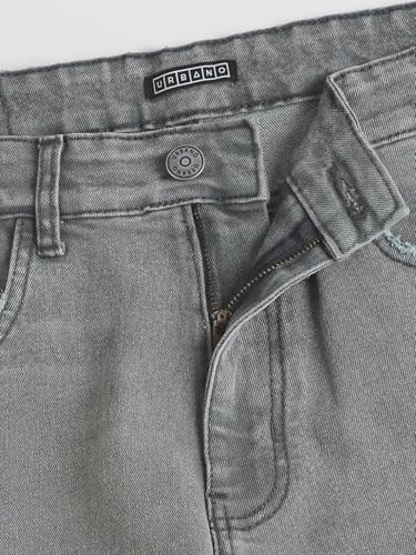 Image of Urbano Fashion Men's Regular Fit Washed Jeans Stretchable
