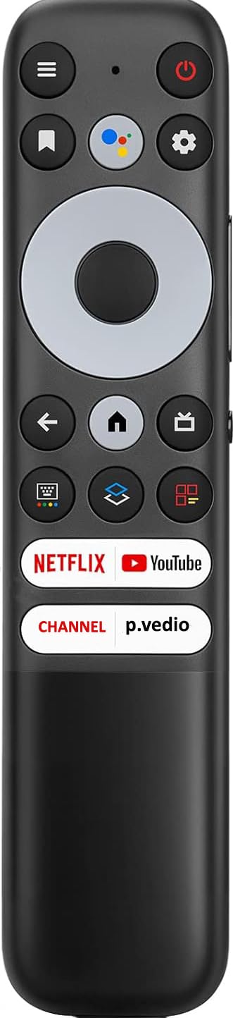 Universal Remote for TCL Google TV, Voice Remote Compatible with All TCL LED QLED 4K UHD Smart TVs