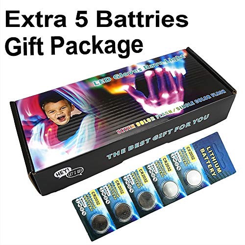 Toys Age 8-12 Boys, ROKY LED Flashing Gloves Party Favors for Kids，Easter Gifts for 8-12 Year Old Boys Girls Toy 8-10 Stocking Stuffing 2021 New Year Toys for 8-12 Kids Boys Girls Medium - Thumbnail 5