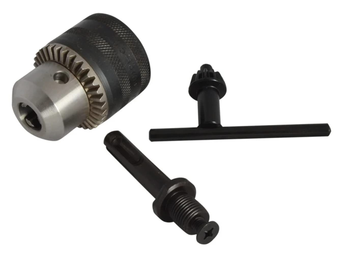 Faithfull FAICHUCK12 Chuck, Key and SDS Adaptor - 13mm Capacity - 1/2 x 20UNF