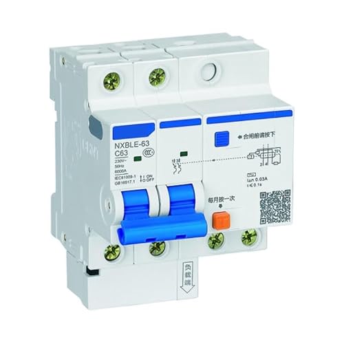 LKPEHTAGN Residual Current Operated Circuit Breaker; NXBLE-63 3P+N C25 30mA 6kA
