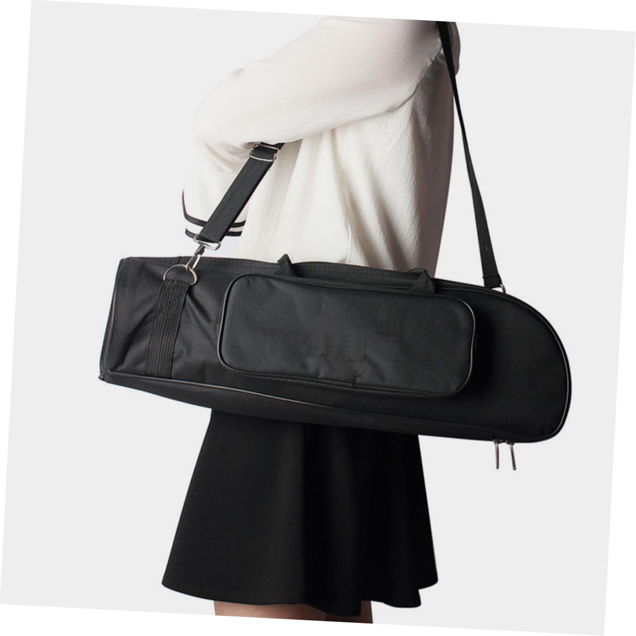 Alasum Bolsa para Trompeta de Oxford Acolchada Funda Protectora Portátil con Correa de Hombro y Asa Estuche Ligero para Transporte Seguro de Instrumentos