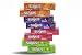 Sugus Fruity Tasty Sweet Chewy Candy Mix Flavored Orange, Raspberry, Green Apple and Blackcurrant, sugus candy assorted [Pack of 8 Bars]