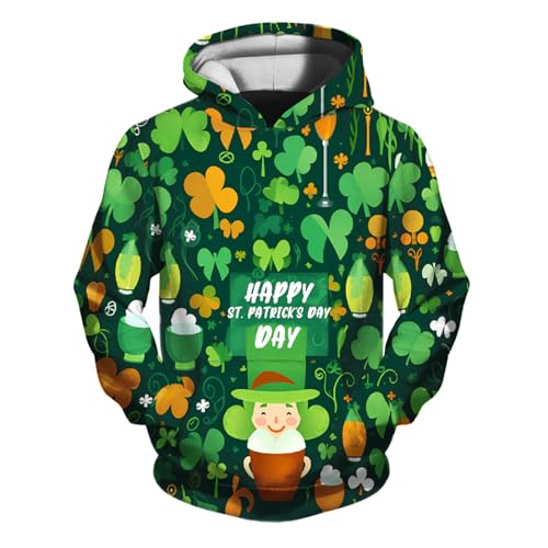 Hoodies for Boys Girls Pullover Sweatshirts Little Boys Girls Kids Hooded Unisex Sweatshirt St. (AG, 5-6 Years)