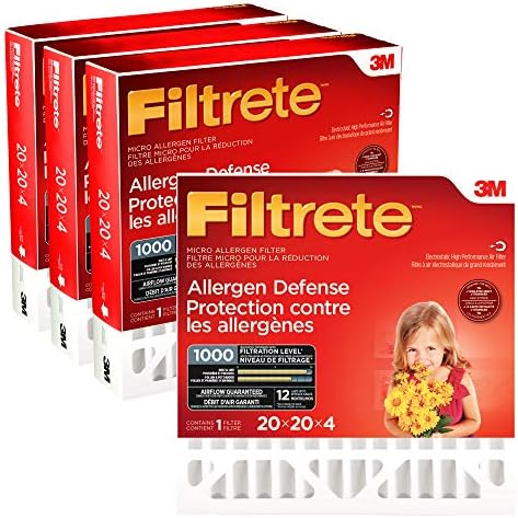 Filterbuy 14x36x1 Air Filter MERV 8 Essential Dust & Allergy Defense (1-Pack), Electrostatic Pleated HVAC AC Furnace Filters Replacement, Made In USA (Actual Size: 13.50 X 35.50 X 0.75