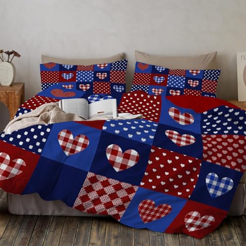 Housse de couette 200x200 rétro en microfibre douce avec fermeture éclair - 2