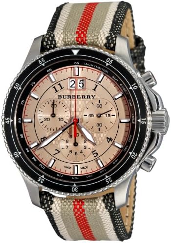 قیمت و خرید ساعت مچی پارچه ای Burberry Endurance Mens Chronograph Watch  BU7600 برند BURBERRY | مالتینا