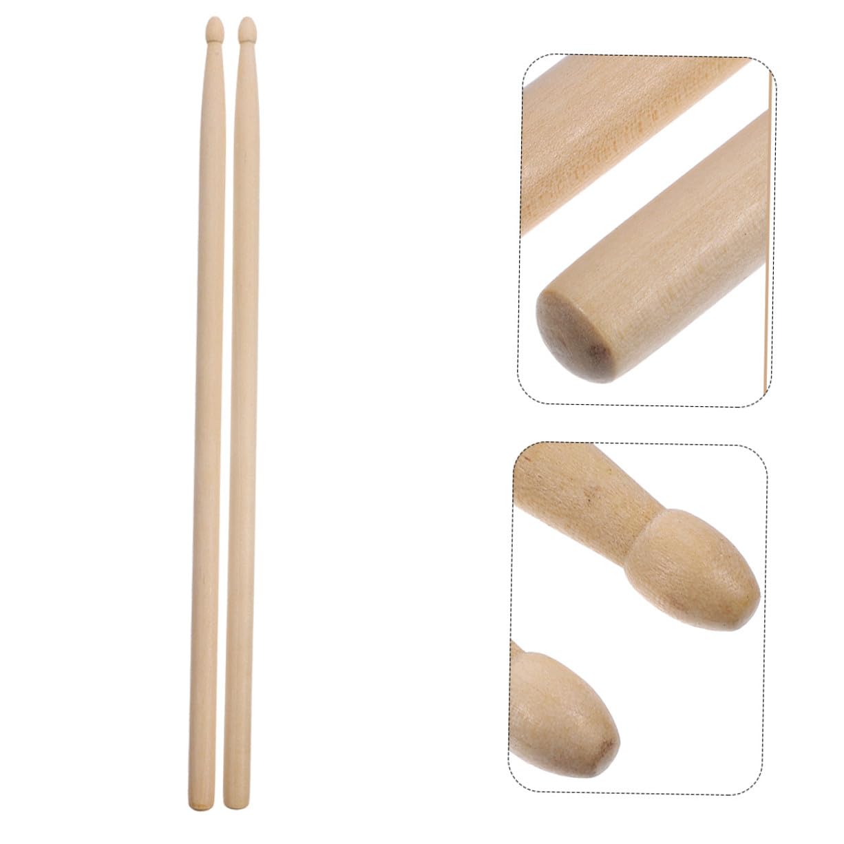 SOIMISS 12paare Holz-schlagzeugstöcke Schlagzeugstöcke mit Komfortablem Griff für Anfänger und Profis zum Üben für Percussion