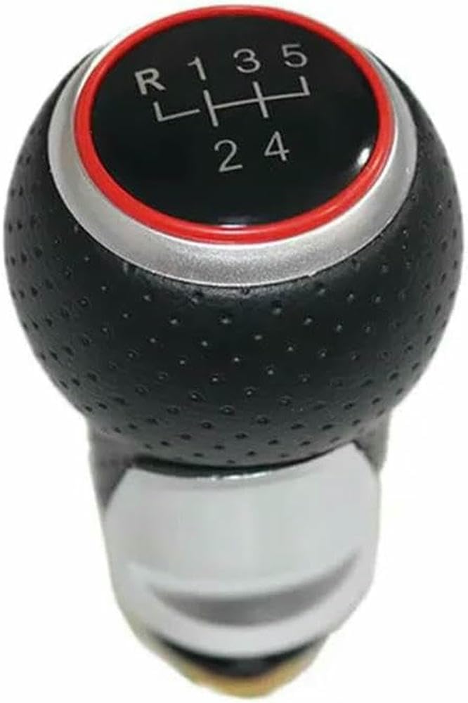 Gznbb 5 Speed Knob Car Manual Gear Shift Knob Boot Cover Gaiter Lever Shifter Handle Stick, For Audi A3 S3 8L 2001 2002 2003