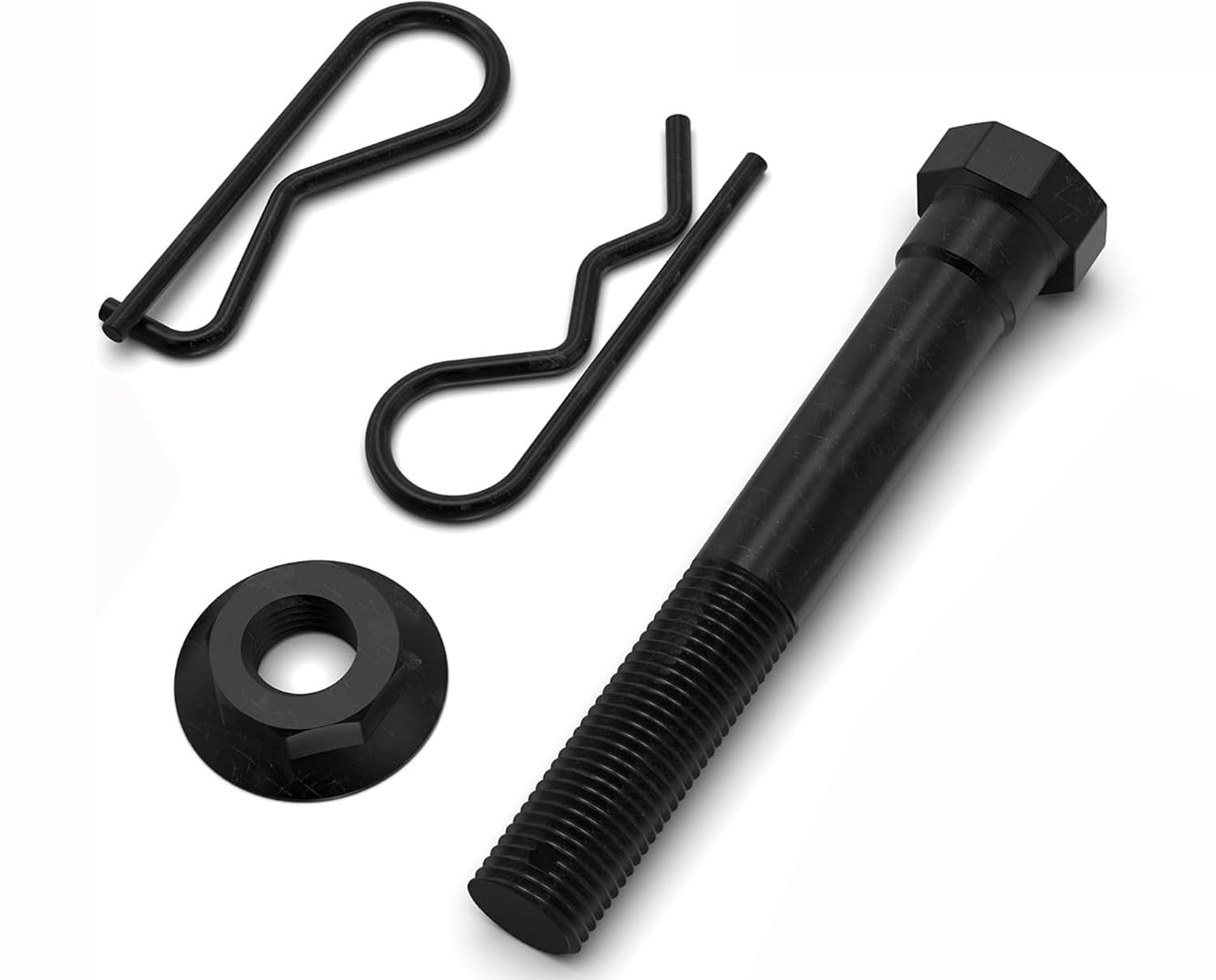 eVerHITCH - Trailer Hitch Cover Anti-Rattle No Wobble Stainless Steel Hitch Pin Bolt with Keeper Grip Clip Kit Fits 2" Receiver