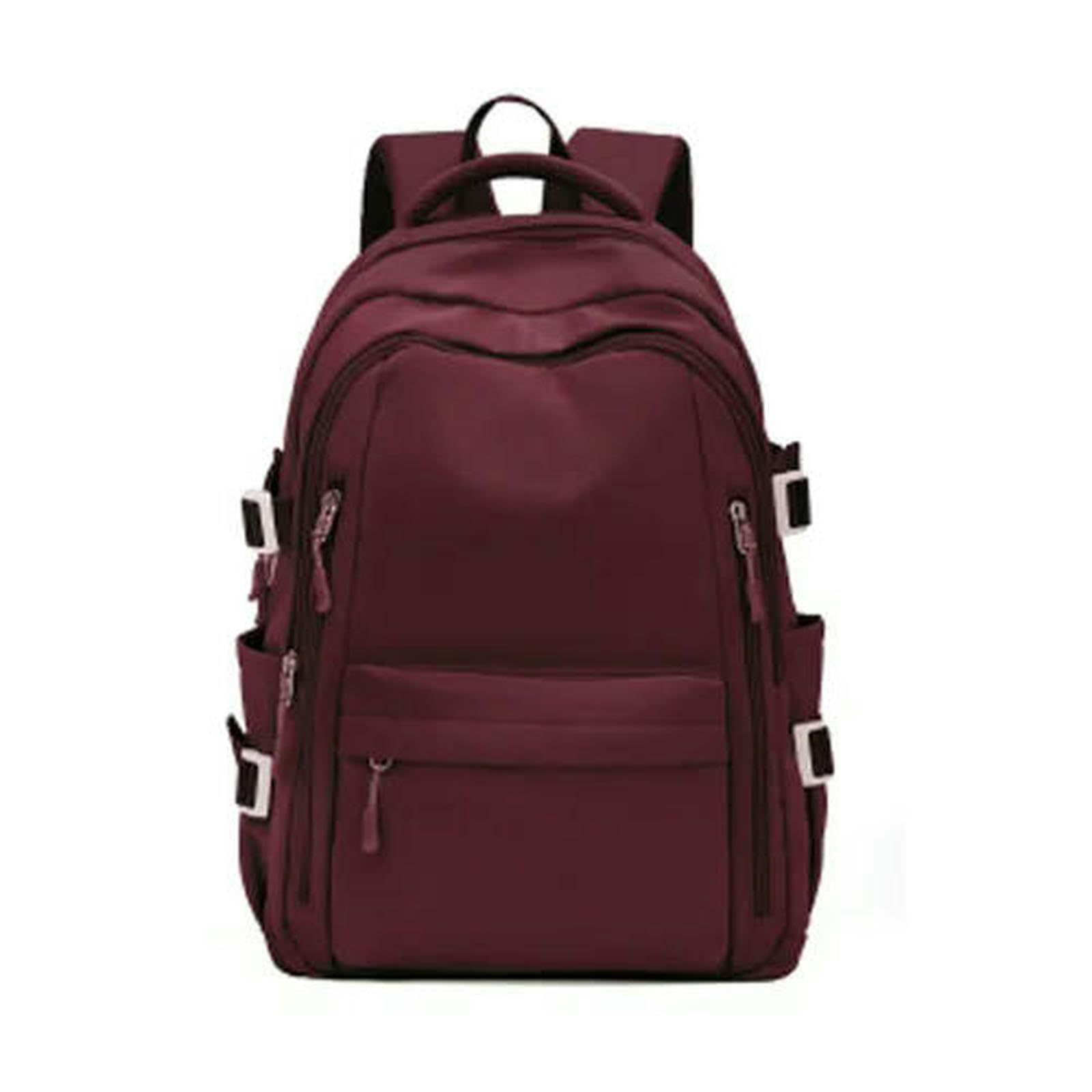 Gyios Unisex Red Backpack Waterproof School For Teen Girls Boys High Capacity College Laptop Daypack Kawaii Travel Knapsack Men Women