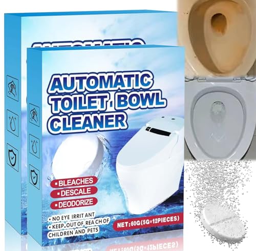 24PCS Toilet Bowl Cleaner Tablets, Heavy Duty Descaler & Limescale