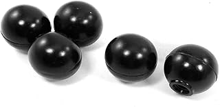 New Lon0167 5 x 1.5 Diameter Solid Black Plastic Ball Lever Knobs for Machine Tools(5 x 1,5Durchmesser schwarzer Kunststoff-Kugelknopf fÃ¼r Maschinen