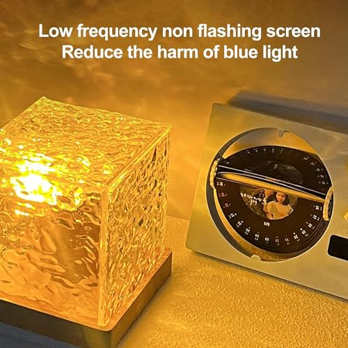 Projector Lights Ocean Wave, 3D Water Wave Effect LED Night Light, Crystal Table Lamp with Remote (Blue) 9 51vorftHoFL