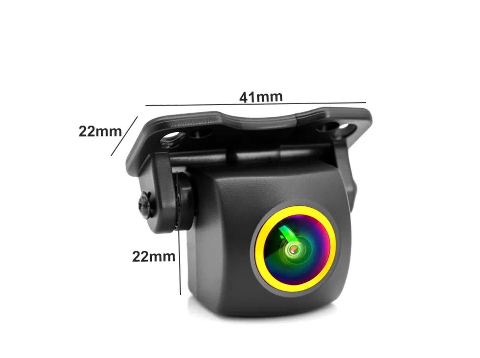 Cámara Visión Trasera Universal HD 720/1080P AHD 180° Navegador Coche Imagen Marcha Atrás Lente Ojo Pez Impermeable Nocturna Cámara Visión Trasera