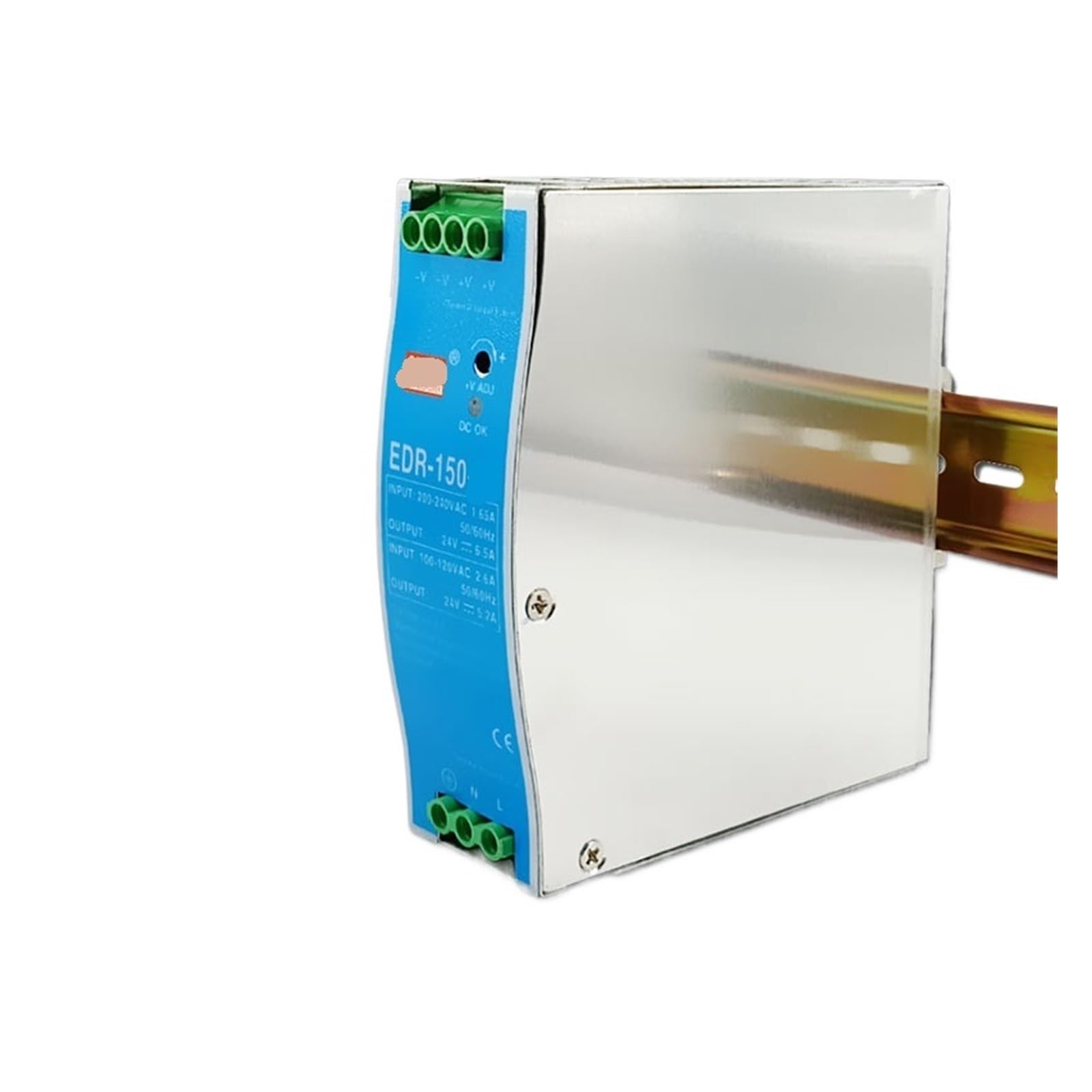 Alimentation à découpage transformateur AC DC EDR-150-12 bloc rail DIN 150W 12V boîtier électrique