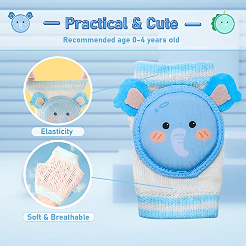 Jamiptoc 2 Pairs Baby Knee Pads For Crawling thumb #2