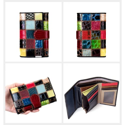 Wallets for Women Genuine Leather Multi Color3