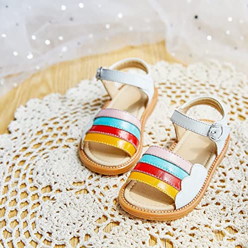 Image of Kiderence Toddler Girls Sandals Little Girls Kids Summer Shoes Toddler Sandals