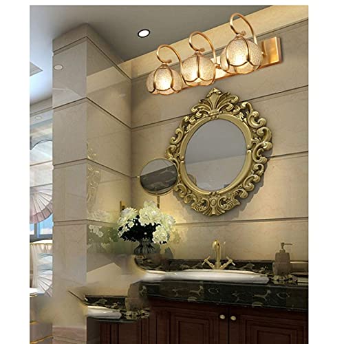 Lámpara de pared decorativa y aplique de cobre dorado para dormitorio 4
