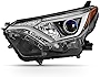 ACANII - For [Factory Halogen] 2016 2017 2018 Toyota RAV4 RAV-4 Projector Headlight Headlamp Assembly - Left Driver Side