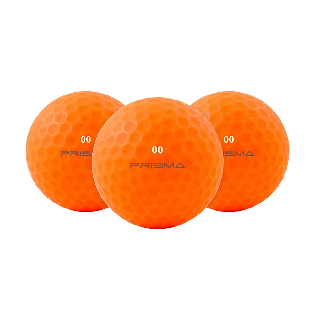 Masters Prisma Titanium Golf Balls (Pack of 12) - Orange, One Size
