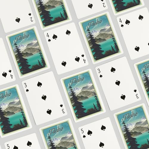 52 Cartas de Póker Escena Lago Idaho miniatura 4