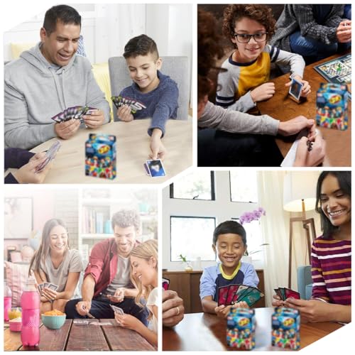 CWED 1 Artikel UNO Kartenspiel für die Famile,Naruto uno flip Perfekt als Kinderspiel, Reisespiel oder Spiel für Erwachsene, für 2-10 Spieler,reisespiele,gesellschaftsspiele – Bild 7