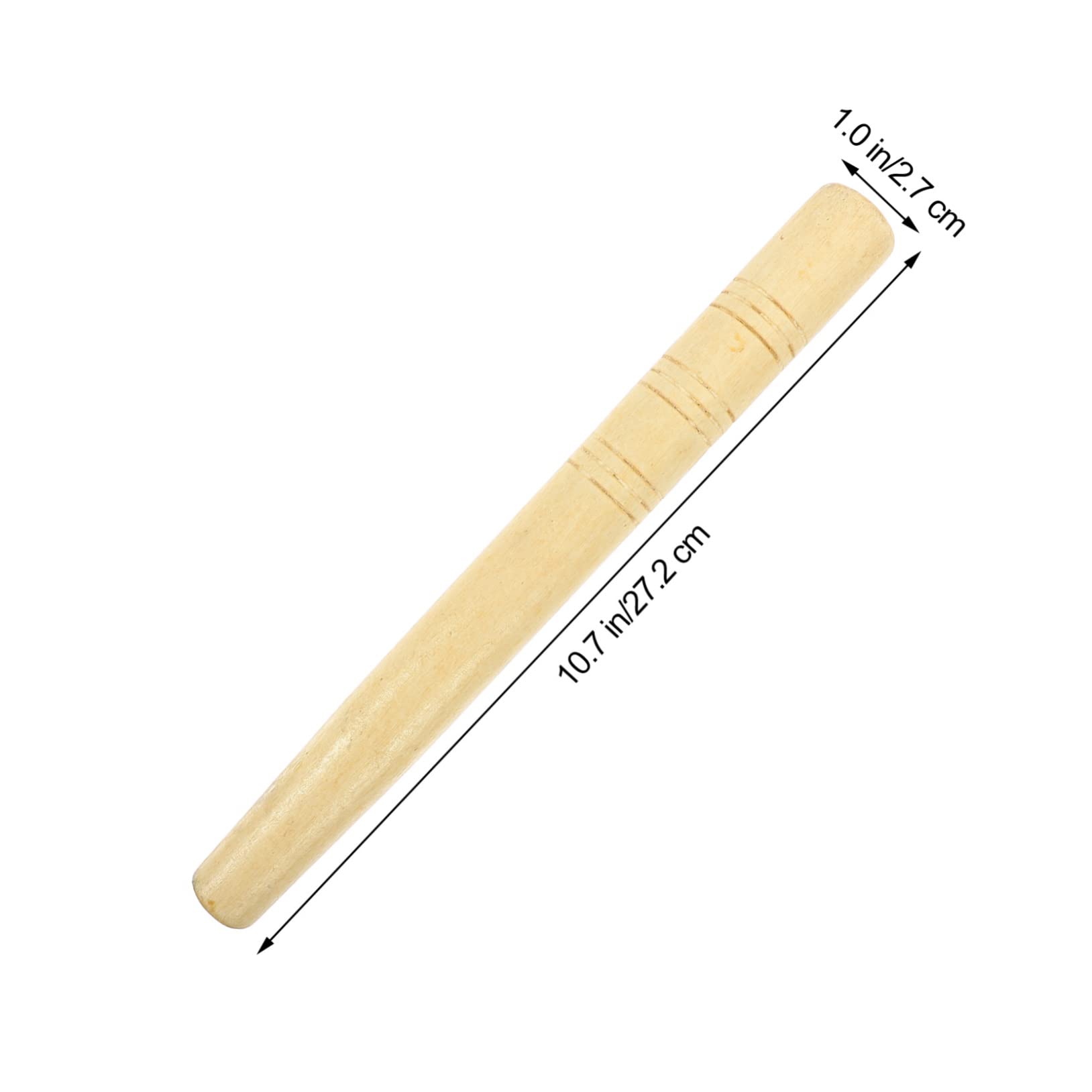 BCOATH Wooden Handles 5pcs Replacement Handles for Hoe Shovel Rake Trowel Axe Comfortable to Install for Garden