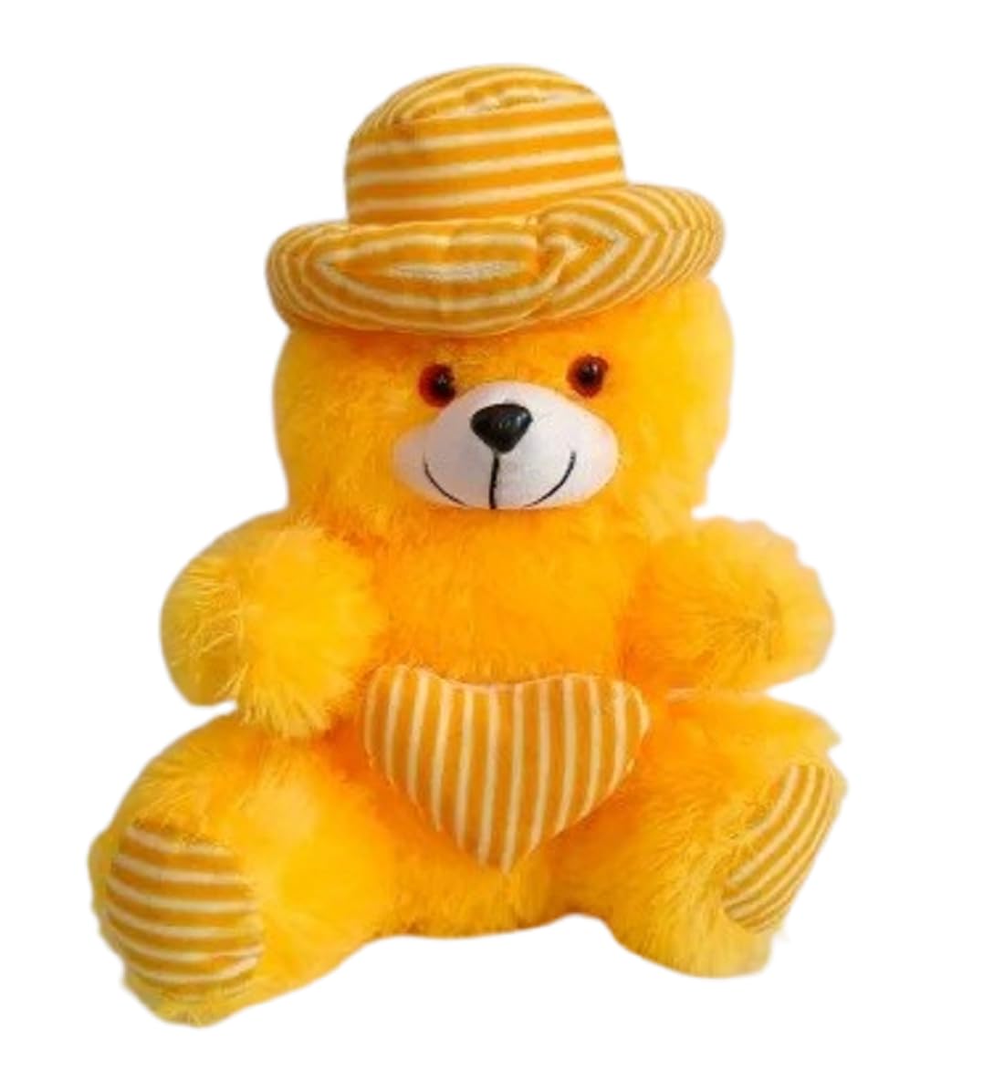 MOM WORLD Big Size Teddy Bear Soft Toys Stuffed toys This adorable Fluffy Spongy Fur plushie is The perfect companion Birthday Gift Plush & Stuffed Toys (12X12, Yellow)