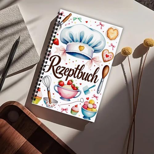 Genérico Raccoglitore a libro, diario di cucina, 21 x 14,8 cm, pianificatore di pasti, organizer per alimenti, per dieta e pasti, per cucina, pasti, insalata, cena, dessert, vacanze, ufficio, casa