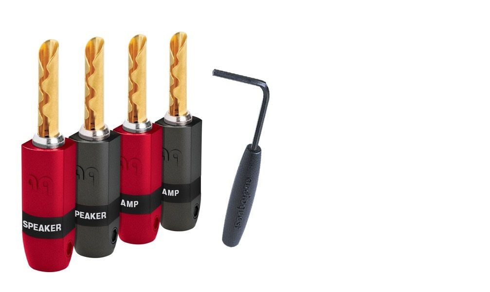 AudioQuest Banana SureGrip-300 BFA Gold 4-er Pack : Amazon.es