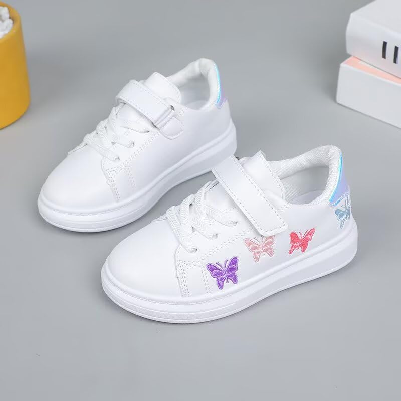 Kids Girl Cartoon Butterfly Casual Fashion Sneakers for Spring Summer School Walking Running Travel4