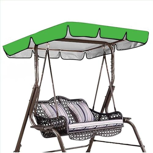 Toldo de repuesto para columpio de jardín, cubierta para hamaca de 2/3 plazas, toldo de patio para protección de muebles de exterior