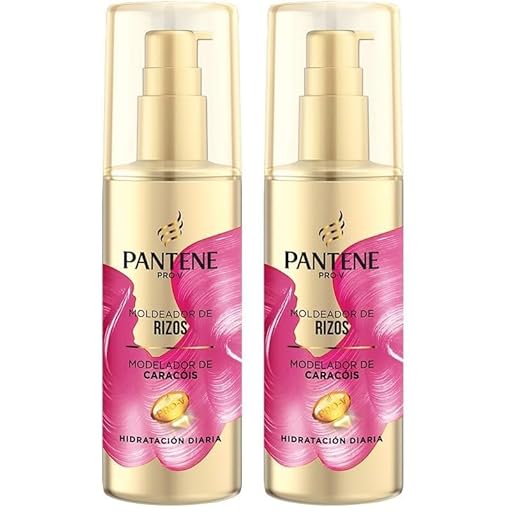 Pantene Rizos Definidos Crema Sin Aclarado, Pelo Rizado Y Rebelde - 145 ml (Paquete de 2)