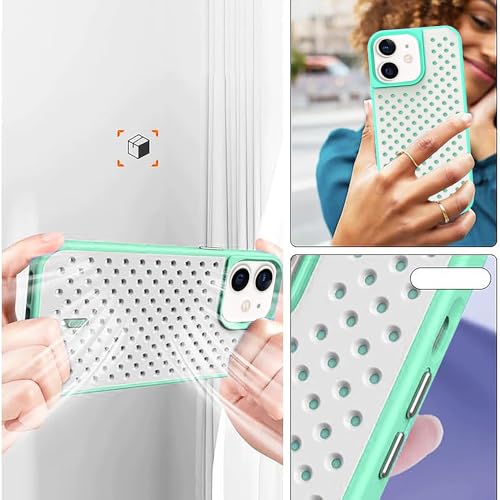 Image of amazon basics Basic Case for Apple iPhone 12 (Silicone Green)