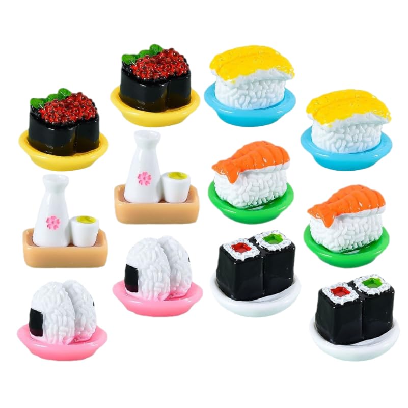Modèles de sushis de bureau et accessoires miniatures pour animer vos dioramas et vitrines