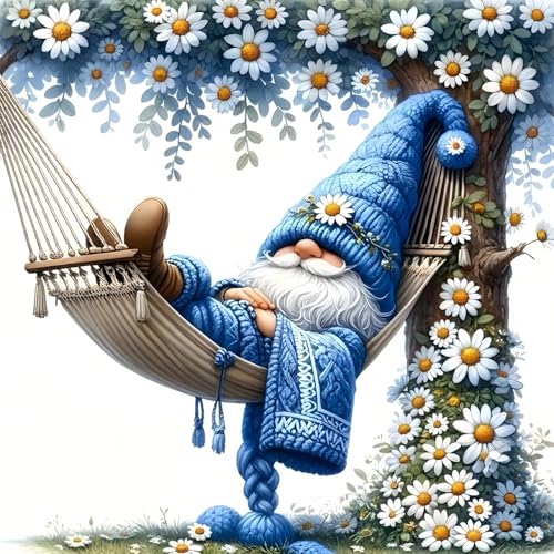 Opiniones de Kits estampados los preferidos por los clientes. 49 Kits de punto de cruz con estampado de gnomo para adultos, principiantes, kits de punto de cruz con diseño de flores, costuras impresas, lindas dimensiones, manualidades, kits de...