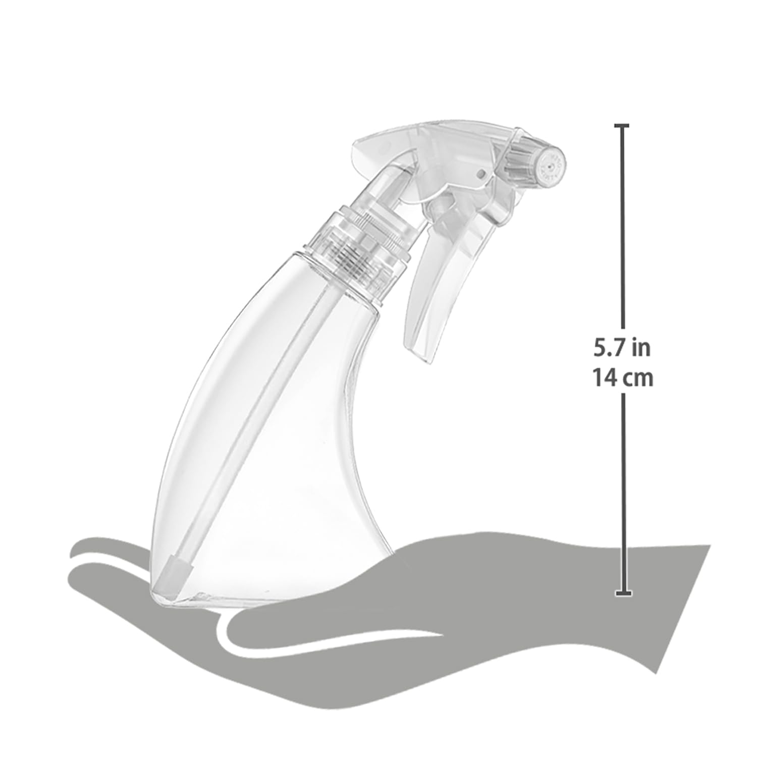 Bar5F Curve Mini butelki z rozpylaczem, 140 ml, 3 sztuki