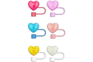 Glitter Straw Topper: Reusable Silicone Topper for Shining Cups