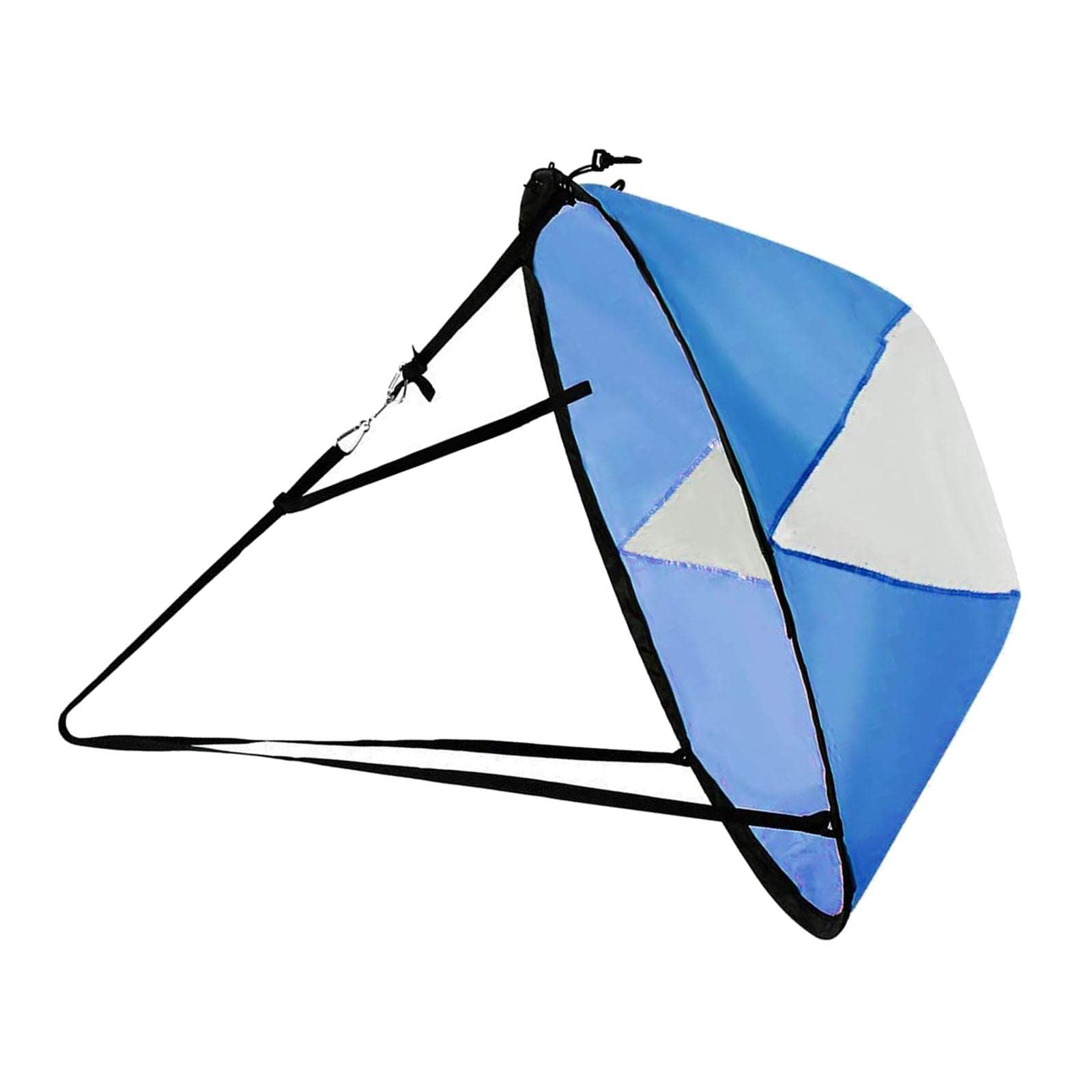 Colcolo Kayak Segel Windsegel mit Tragetasche, 42" (108cm) Langlebiges Windsegel Windpaddel Sup Paddle Board Sofortiges für Boot Segelboot Kanu Faltbarer Stil