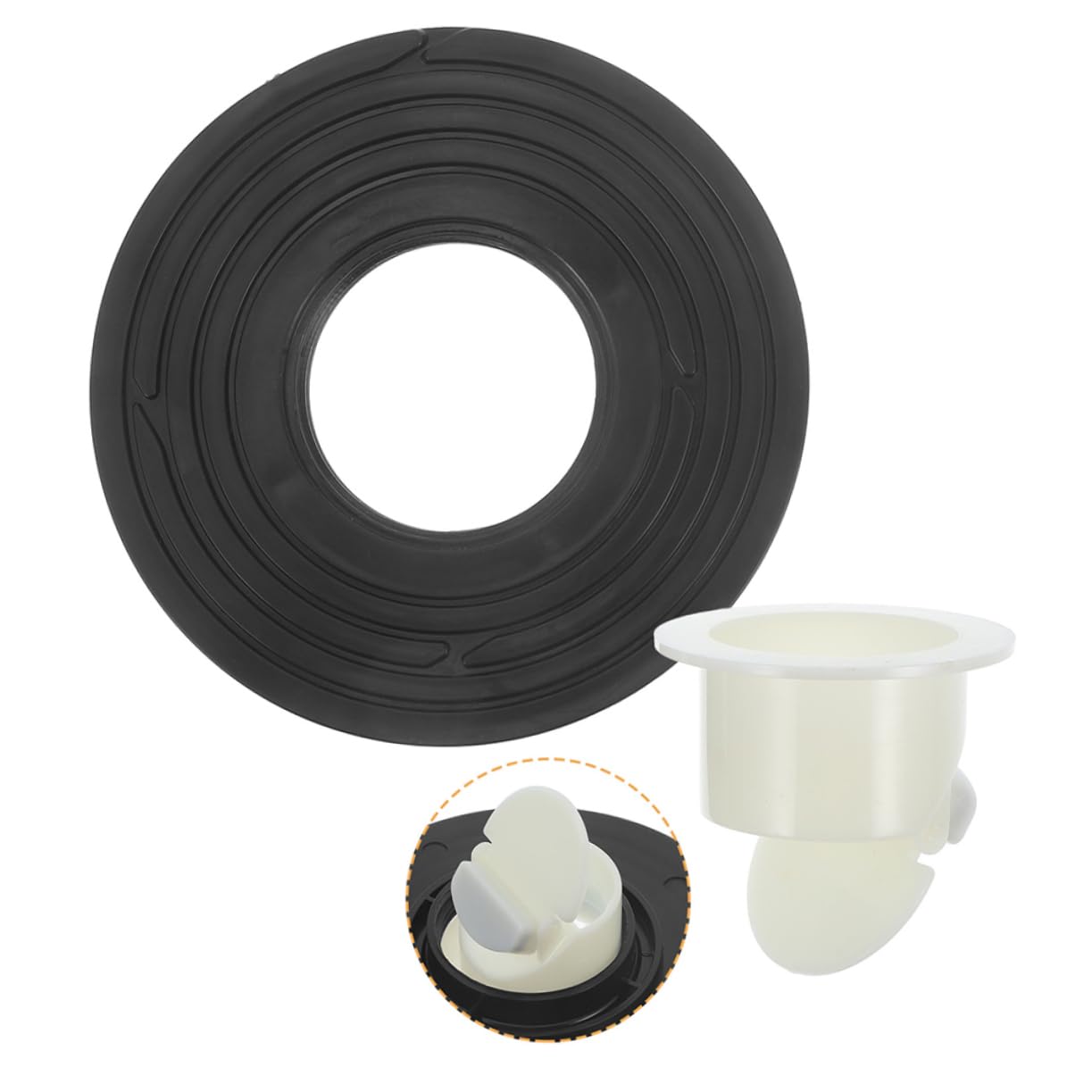 SHINEOFI 5 Series Colador De Drenaje Pelo Ducha Y Lavabo Previene Retornos De Agua Accesorio Práctico Y Cocina 2 Piezas X 5