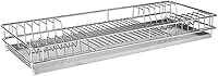 Escorredor De Pratos Embutir 570x75x270mm Mód 600mm Cromado
